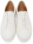 Jil Sander White Platform Sneakers