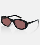 Brunello Cucinelli Claire Monili oval sunglasses