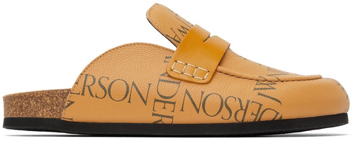 Photo: JW Anderson Tan Leather Print Loafers
