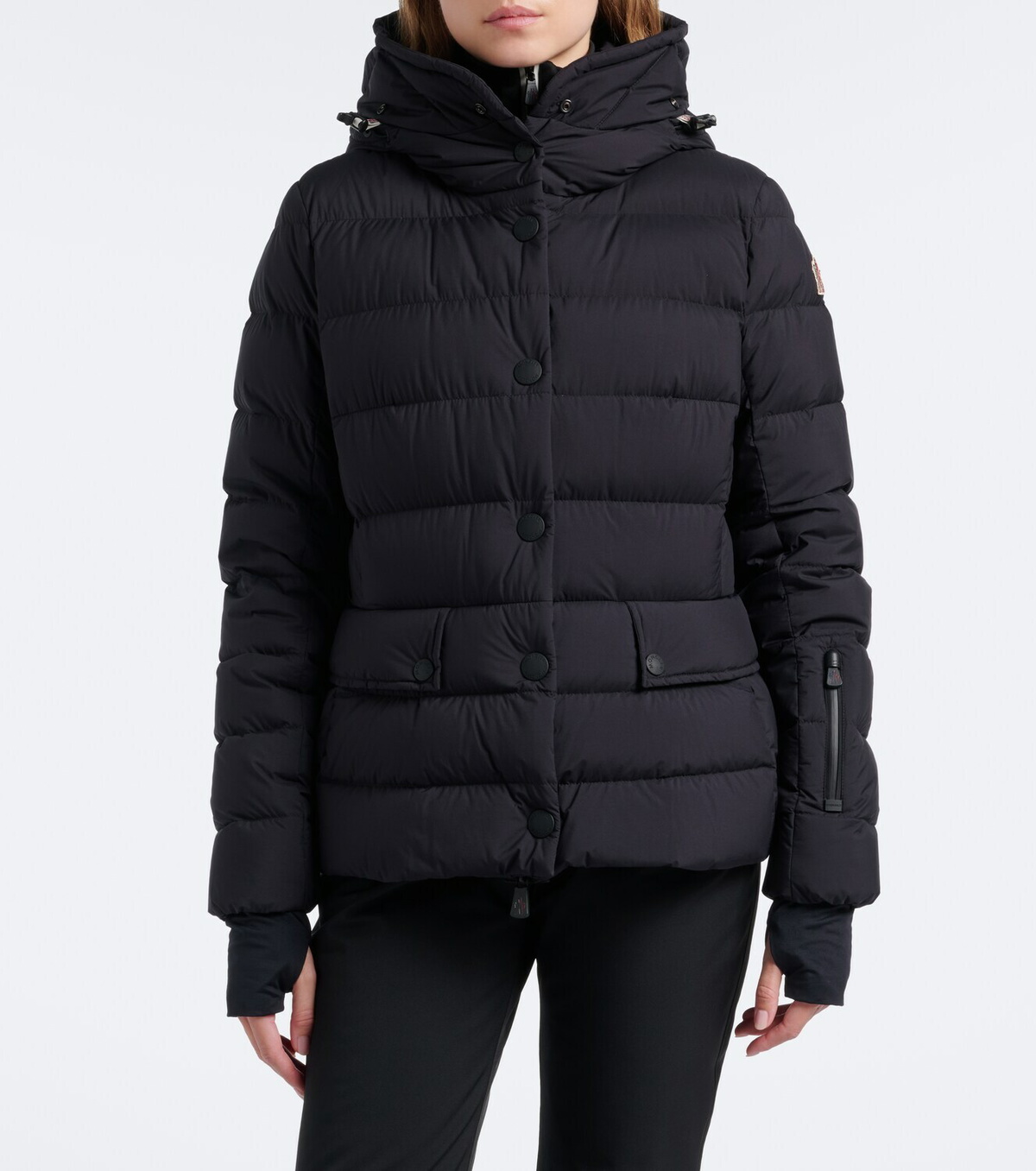 Moncler Grenoble Armoniques shearling-trimmed ski jacket