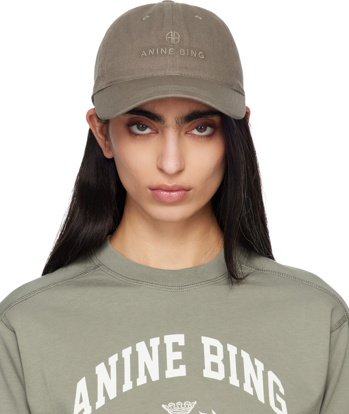 Photo: ANINE BING Green Jeremy Baseball Cap