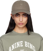 ANINE BING Green Jeremy Baseball Cap