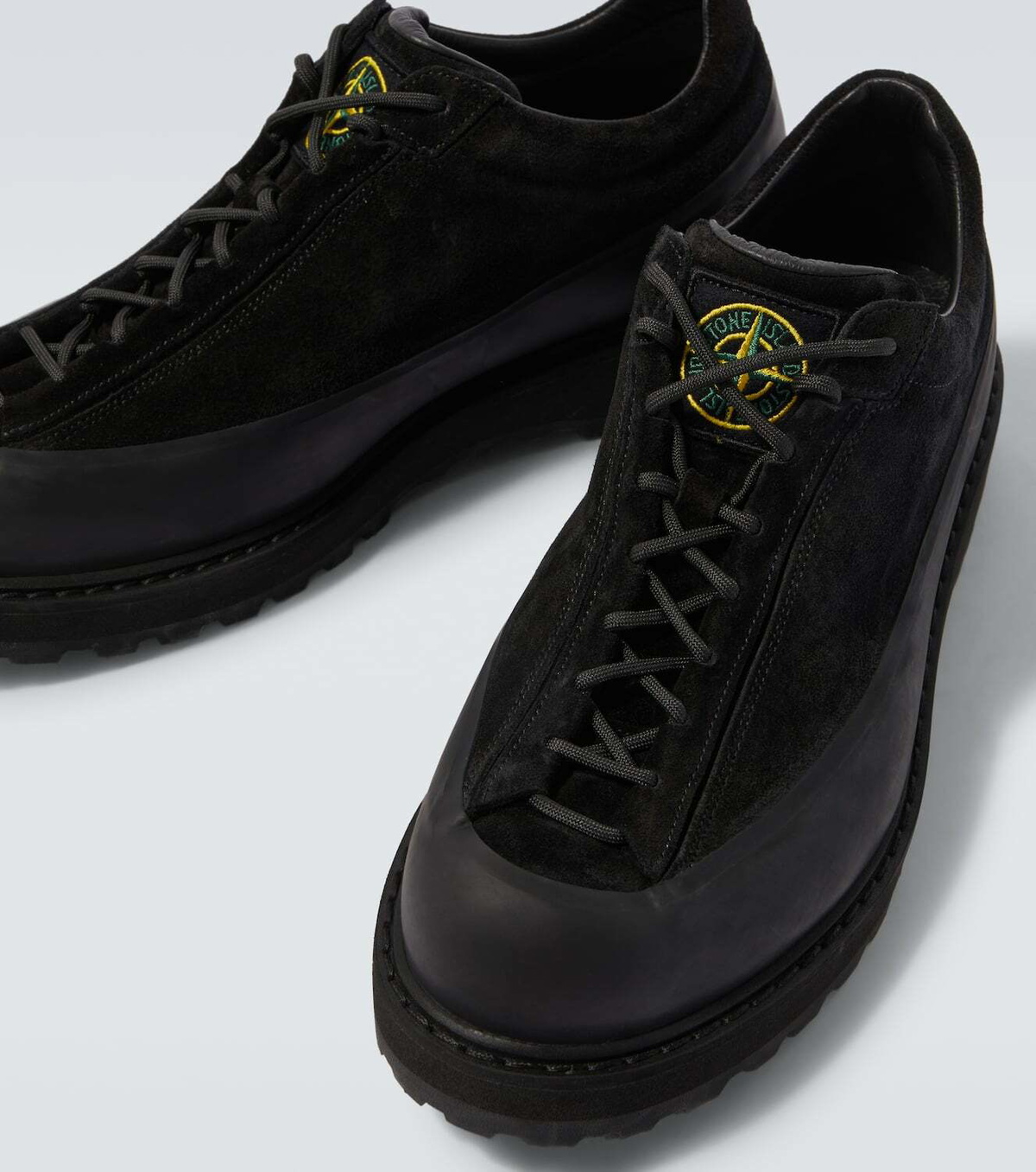 Stone Island Compass suede sneakers