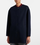 'S Max Mara Scarf-detail virgin wool coat