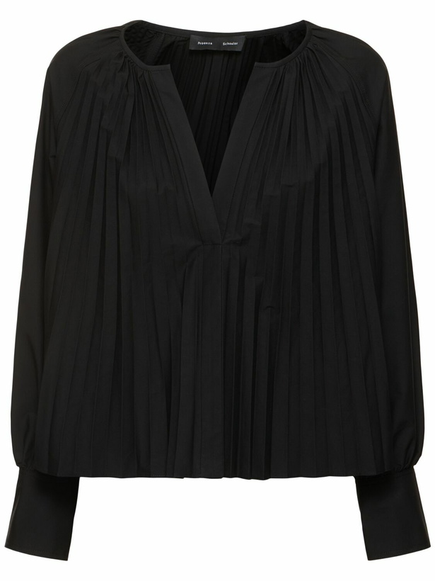 Photo: PROENZA SCHOULER Monica Compact Poplin Top