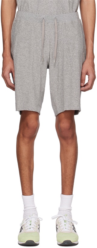 Photo: Sunspel Gray Towelling Shorts