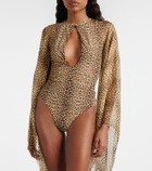 Roberto Cavalli Open-back swimsuit