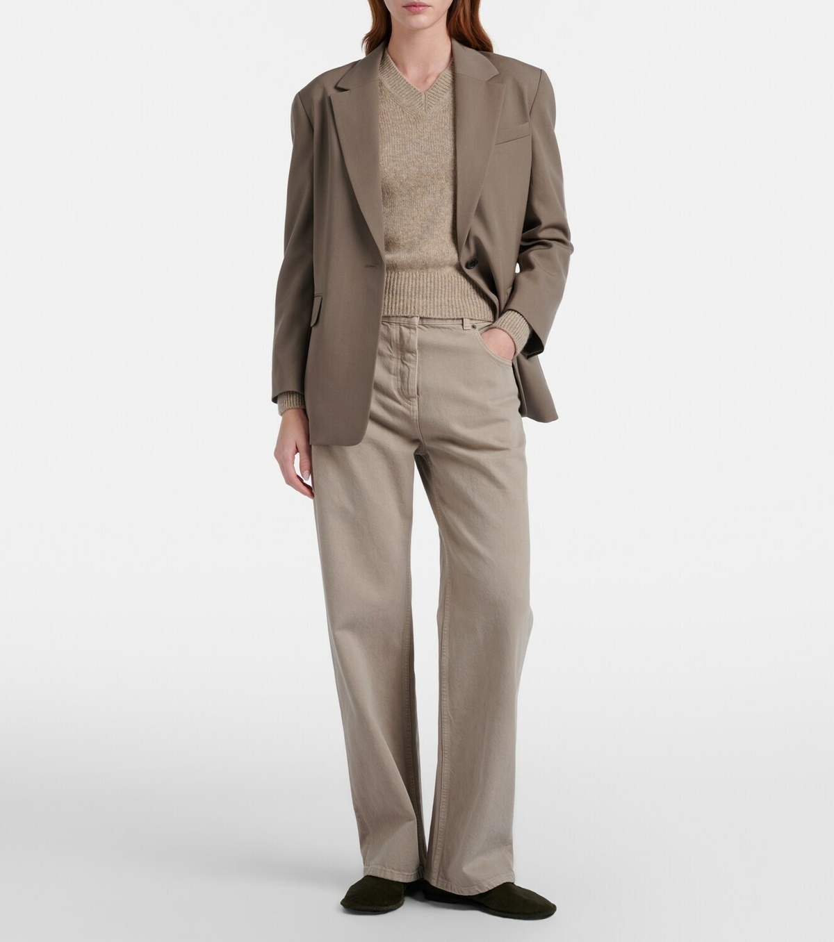 The Row Ezri wool blazer