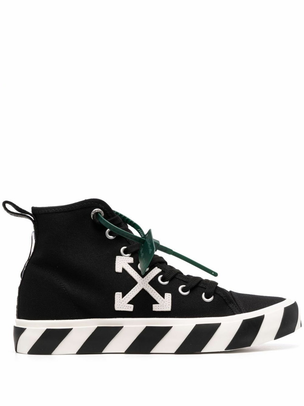 Photo: OFF-WHITE - Mid Top Vulcanized Sneakers