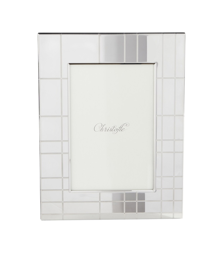 Photo: Christofle Graphik stainless steel picture frame