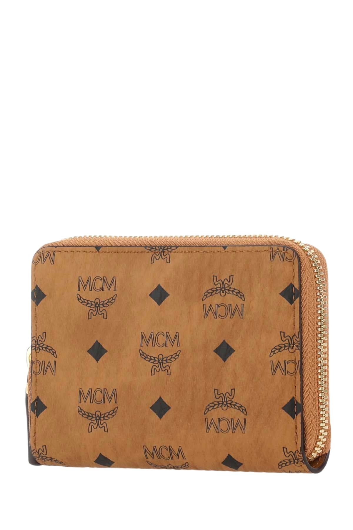 MCM Printed Canvas Wallet