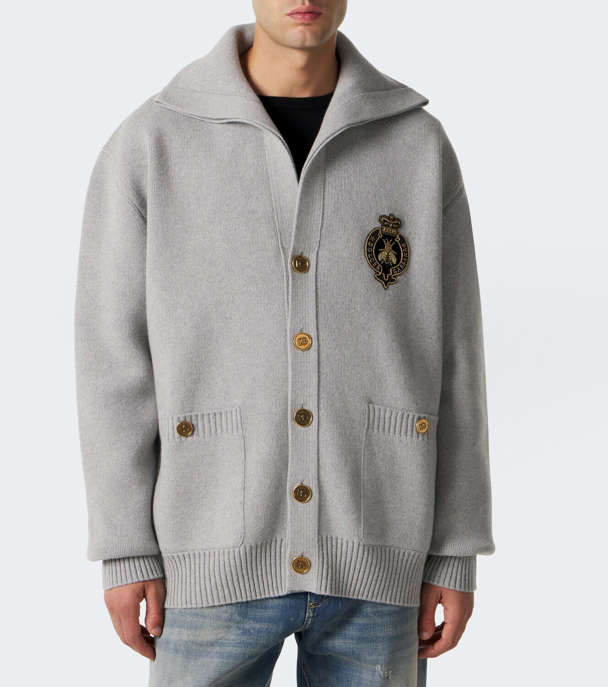 Dolce&Gabbana Logo virgin wool cardigan