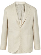 Brunello Cucinelli - Linen, Wool and Silk-Blend Blazer - Neutrals