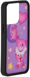 Wildflower Purple Harlequin Bear Hug iPhone 13 Pro Case