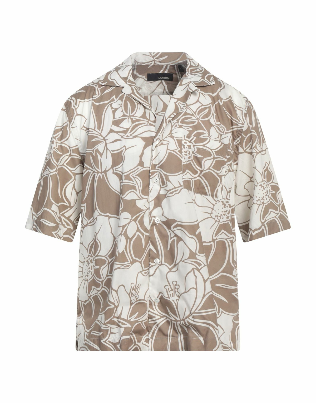 Lardini Mens Shirt Khaki