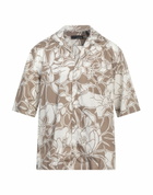 Lardini Mens Shirt Khaki