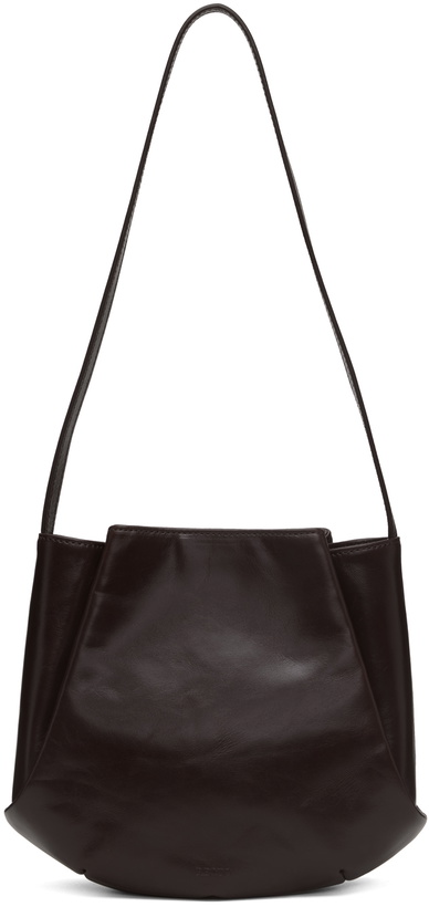Photo: Recto Burgundy 'La Tulip' Sling Bag