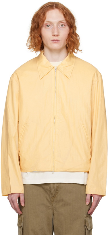 Photo: Our Legacy Yellow Mini Jacket