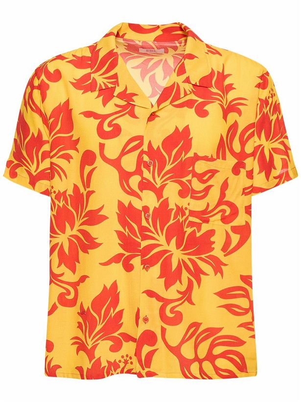 Photo: ERL - Floral Printed Short Sleeved Shirt