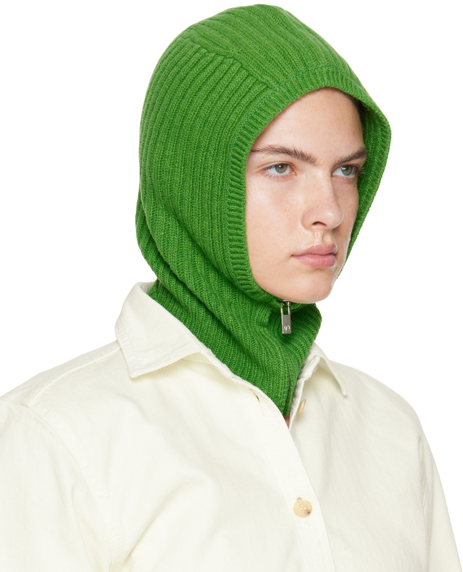 OPEN YY Green Zip Balaclava