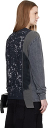 NEEDLES Black Mishmash 5 Cut L/S T-shirt
