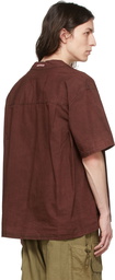 ADISH Burgundy Cotton Shirt