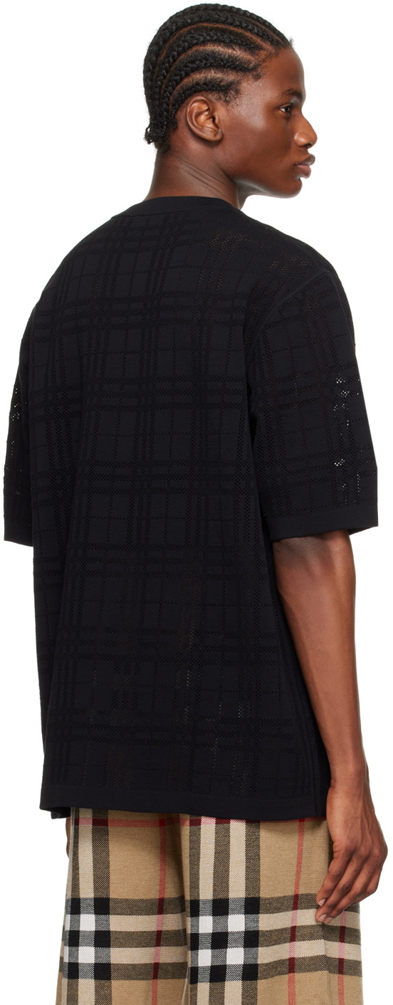 Burberry Black Oversized T-Shirt