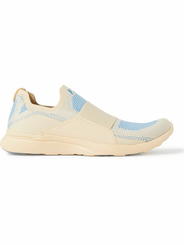 Photo: APL Athletic Propulsion Labs - TechLoom Bliss Slip-On Running Sneakers - Neutrals