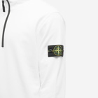 Stone Island Men's Garment Dyed Half Zip Sweat in White