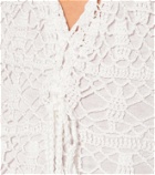 Anna Kosturova Bianca crochet cotton minidress