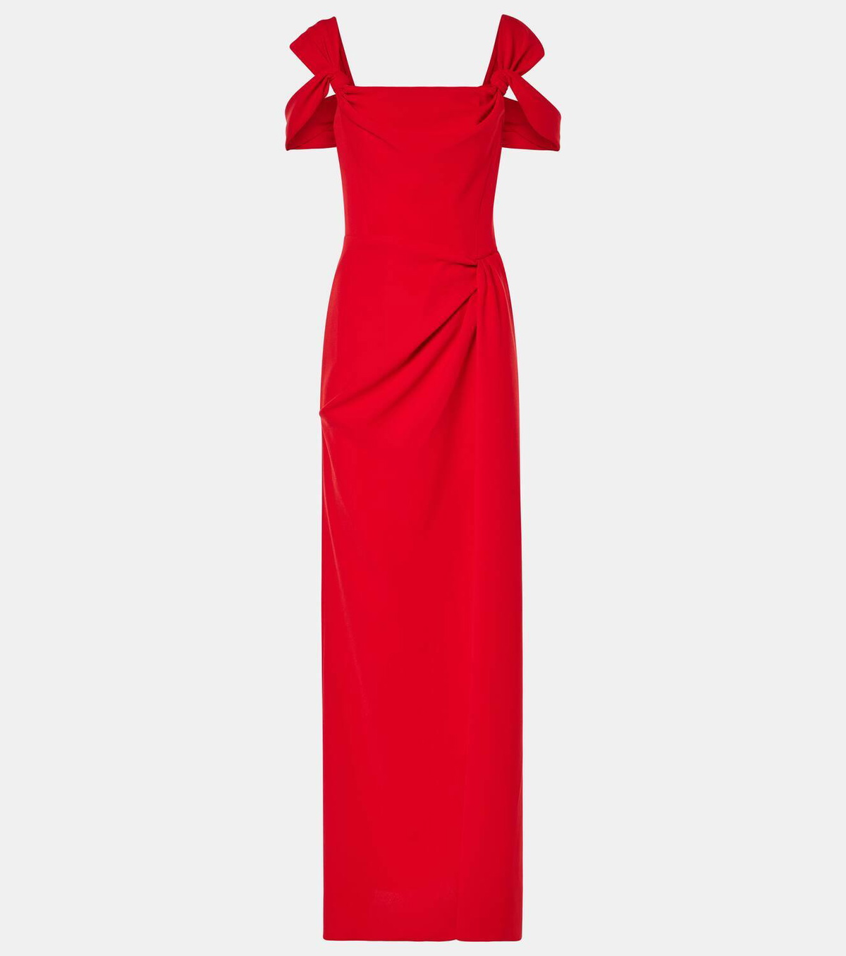 Carolina Herrera Draped off-shoulder gown Carolina Herrera