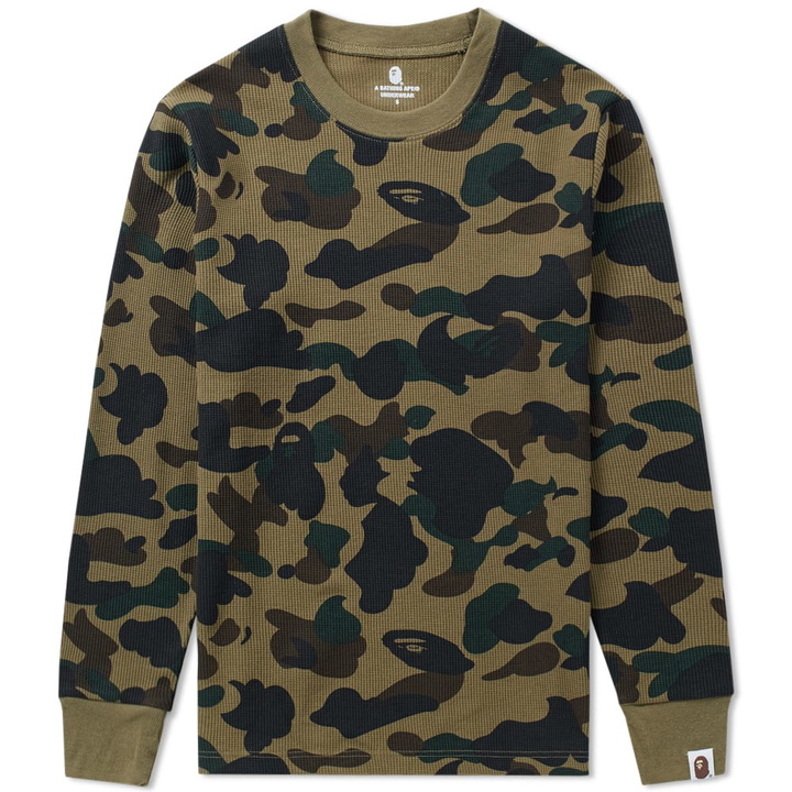 Photo: A Bathing Ape 1st Camo Thermal Tee