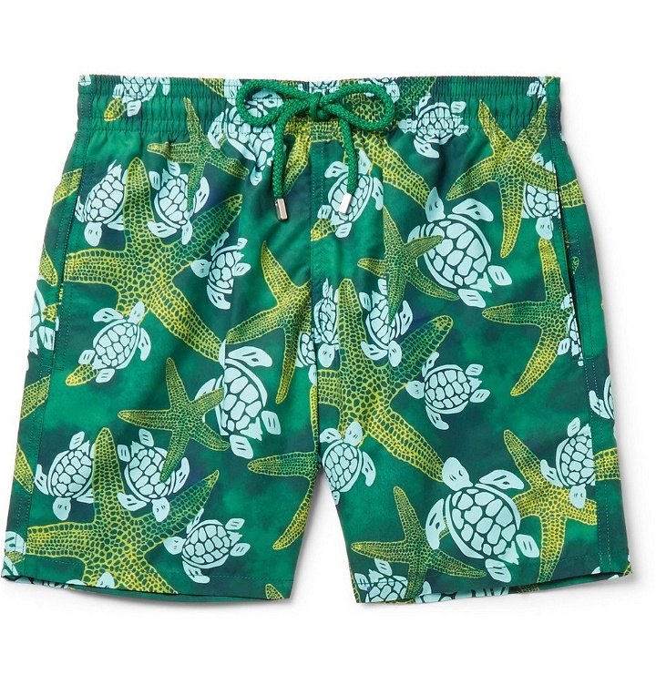 Photo: Vilebrequin - Moorea Mid-Length Printed Swim Shorts - Men - Green