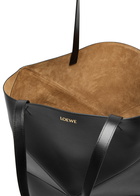 Loewe Puzzle Fold XL Leather Tote - Black - One Size
