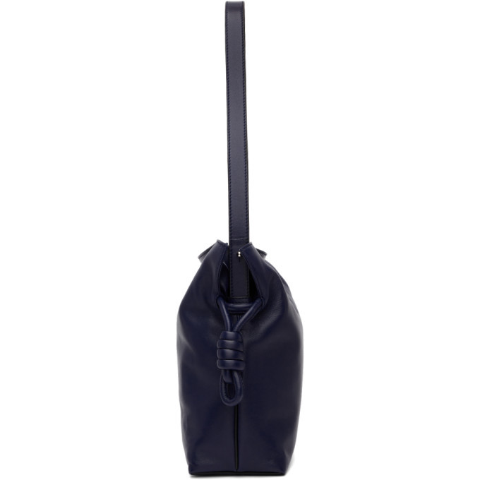 Loewe Navy Small Flamenco Knot Bag Loewe