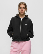 Patta Basic Cropped Zip Hooded Sweater Black - Womens - Hoodies|Zippers