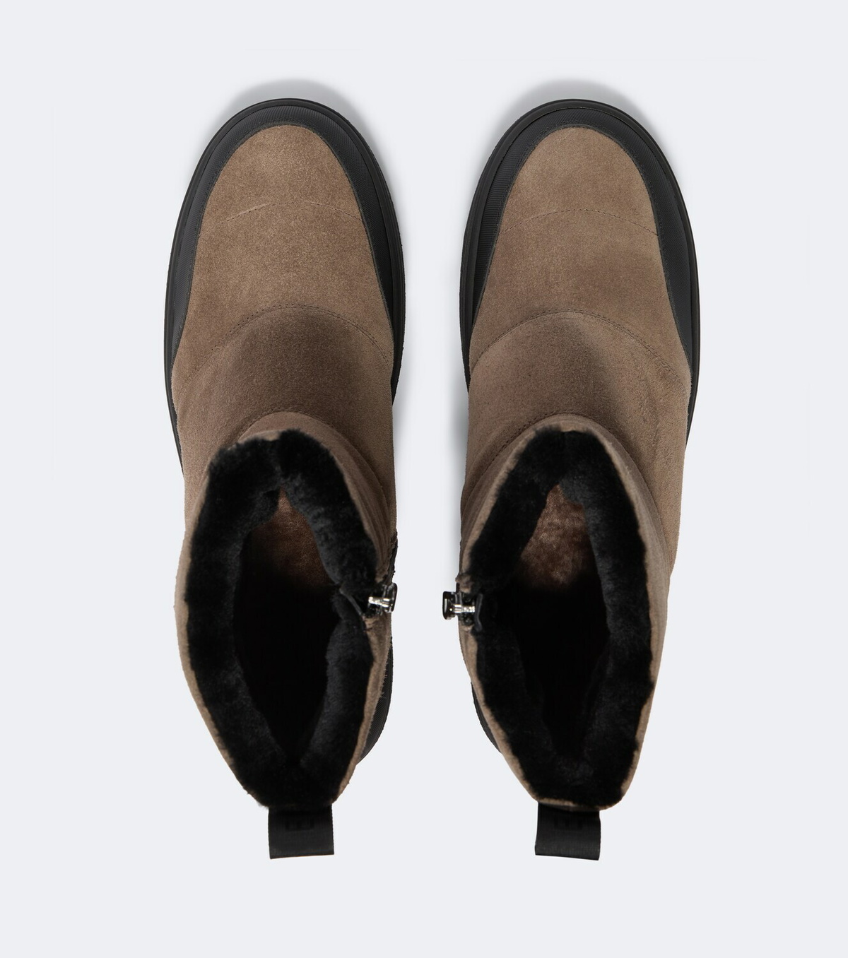 Bogner Shearling-lined suede ankle boots