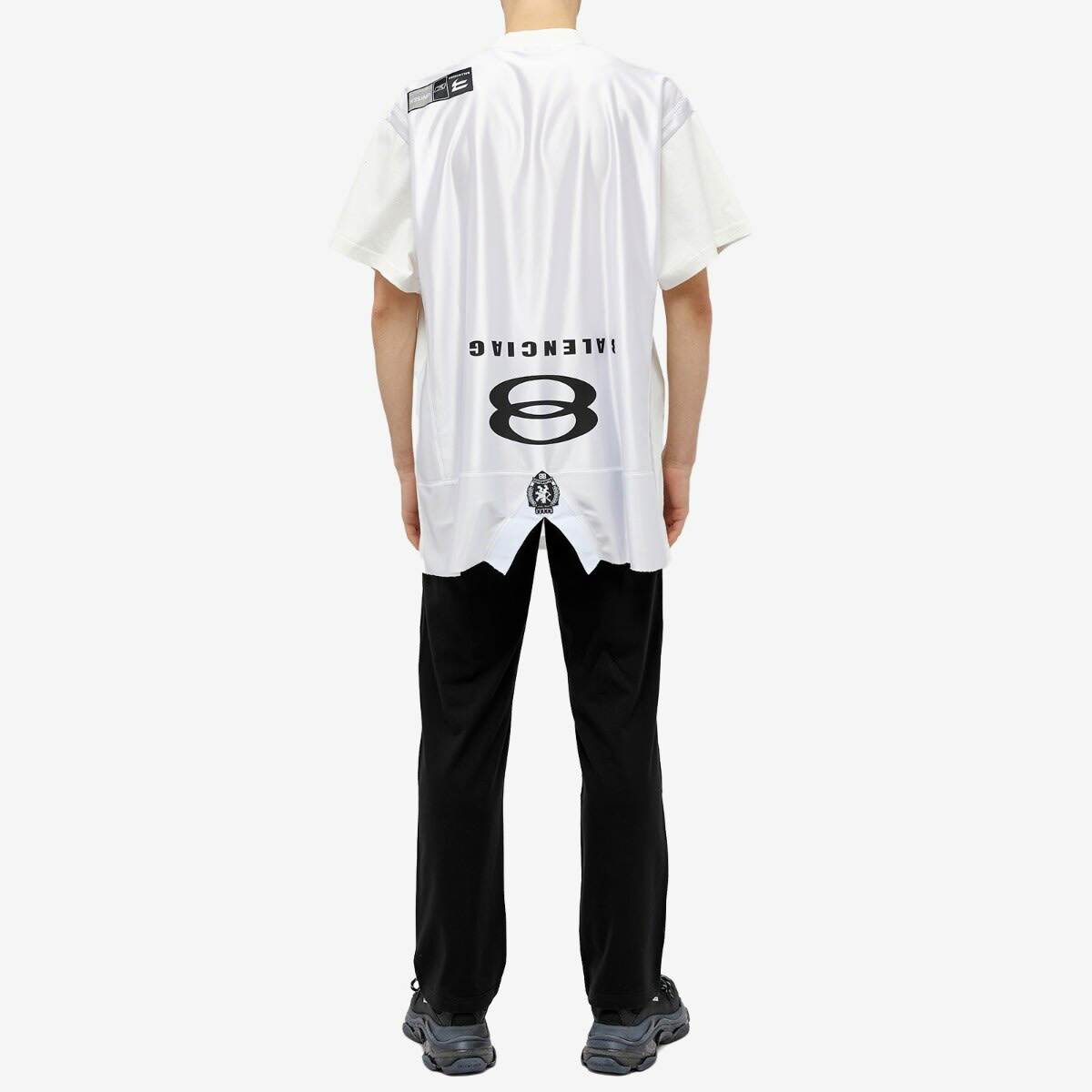 直営店☆BALENCIAGA☆Unity Sports Deconstructed Tシャツ/WHITE Balenciaga Unity Sports Icon Deconstructed T-Shirt – Justin Reed