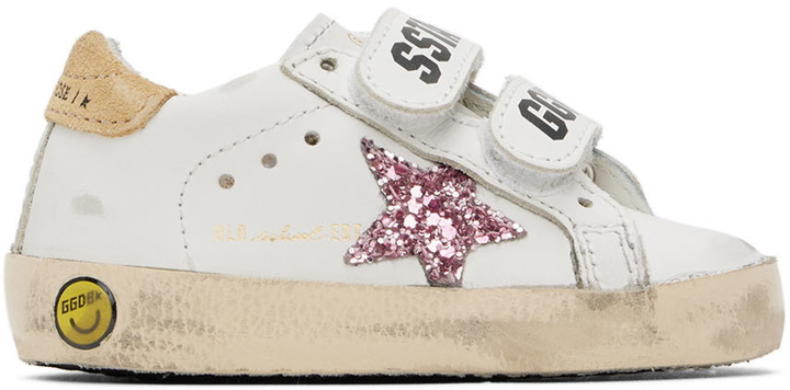 Photo: Golden Goose Baby Off-White Old School Sneakers