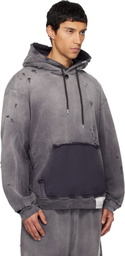 Maison MIHARA YASUHIRO Black Sun Faded Like Hoodie