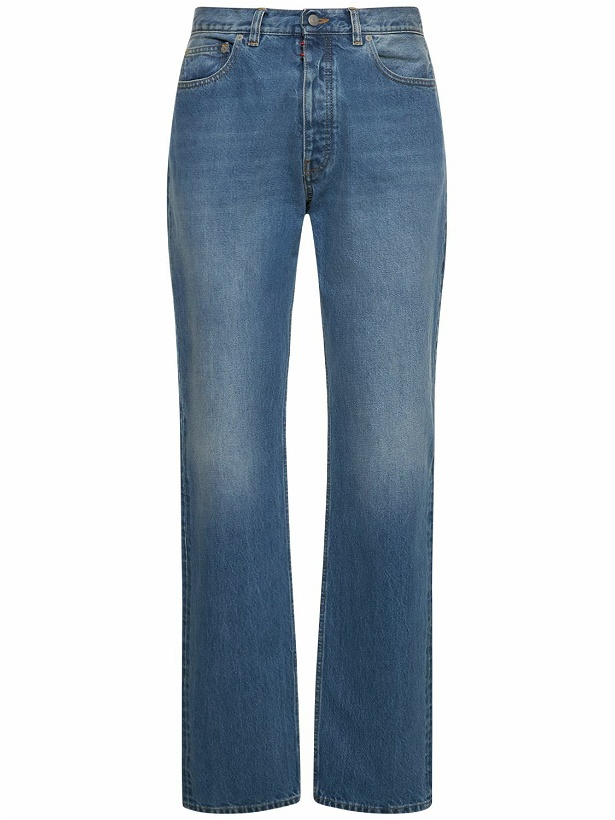 Photo: MAISON MARGIELA - Cotton Denim Jeans W/ 5 Pockets