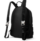 1017 ALYX 9SM - Tricon Leather-Trimmed Nylon Backpack - Black