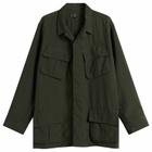 Beams Plus Men's Ripstop Fatique Jacket in Olive