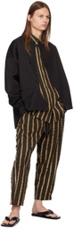 UMA WANG Brown Tab Shirt