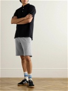 Beams Plus - Straight-Leg Cotton-Jersey Drawstring Shorts - Gray