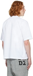 Dsquared2 White Reverse Football T-Shirt