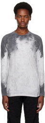 1017 ALYX 9SM White & Gray Bleached Long Sleeve T-Shirt