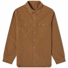 Rick Owens DRKSHDW Outershirt in Khaki Brown