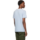 A.P.C. Blue and White Baptiste T-Shirt