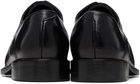 Stefan Cooke Black Slashed Square Toe Derbys
